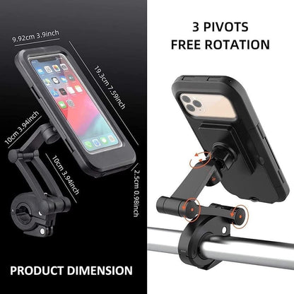 Waterproof 360° Rotatable Bike & Scooter Phone Holder