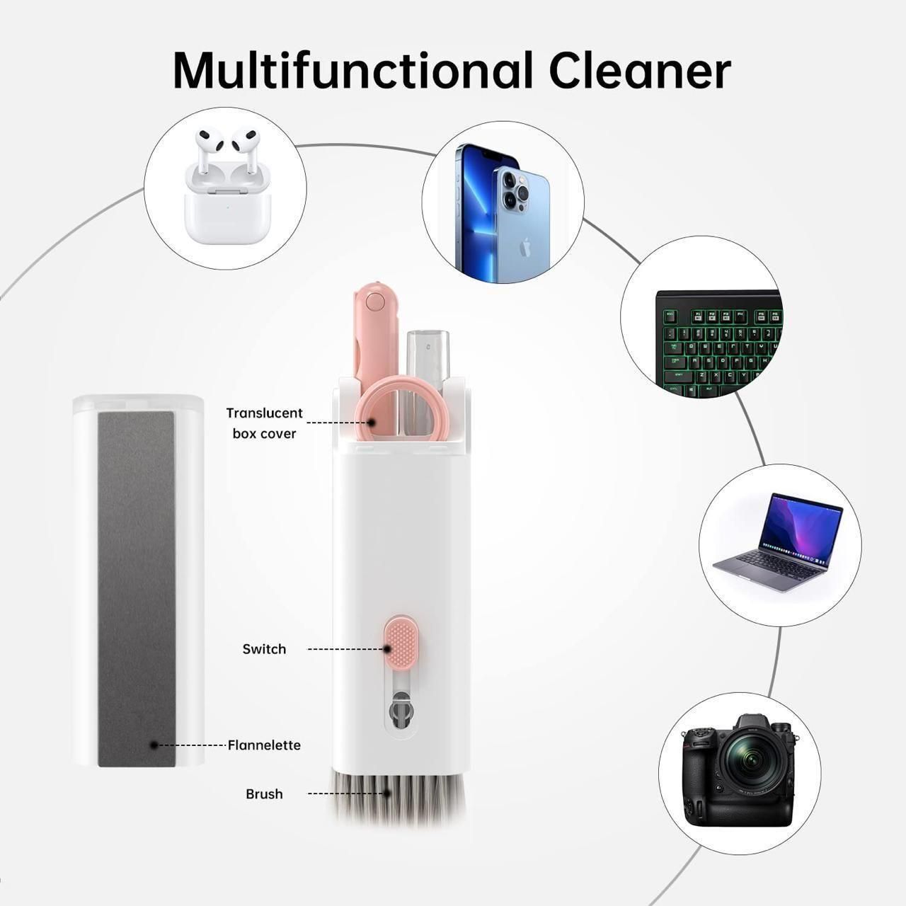 7-in-1 Multifunctional Electronic Cleaning Kit with Brush