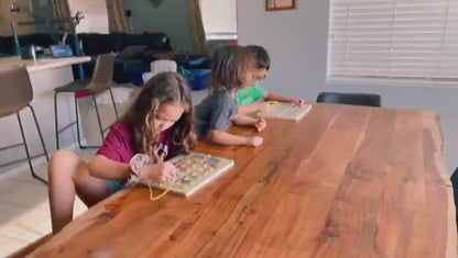 Montessori Magnetic Maze — Color & Number Learning Board for Kids